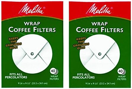 Melitta White Wrap Around Coffee Filter For Percolator (Pack Of 2)