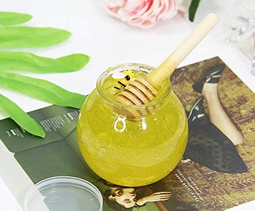  100 Pack Mini Wooden Honey Dipper Sticks - 3 Inch Honey Dippers Server For Honey Dispense Drizzle Honey And Wedding Party Favors