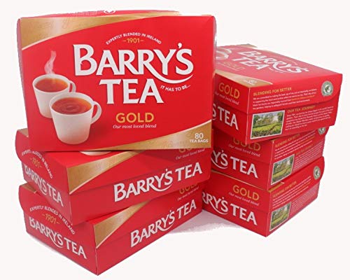  Gold Blend 80 Teabags (6 Pack), Fresh From Barry's Tea In Ireland
