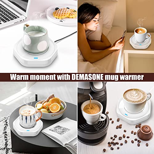  Coffee Warmer, Coffee Mug Warmer With Smart Sensor Switch, Coffee Cup Warmer For Desk，Thermostatic Electric Mug Warmer For Heating Coffee, Beverage, Milk, Tea, White