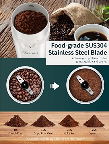  Coffee Grinder Electric, Portable Coffee Grinder Small, 12 Cup/3oz Spice Grinder For Spices And Seeds, Nut, Grain, Dry Herb, Removable Bowl, 150W