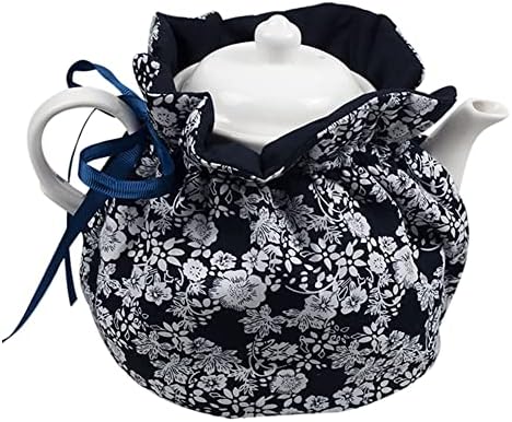  Tea Cosy - Pure Cotton Printed Tea Cosy, Kitchen Tea Pot Dust Cover, Breakfast Warmer, Insulation And Keep Warm, Color#5