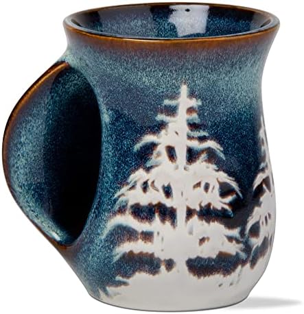  Tag Forest Left-Handed Handwarmer Mug Coffee&Tea Mug Stoneware Midnight Blue