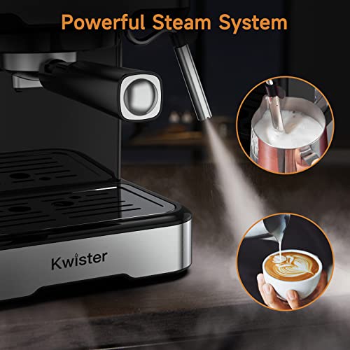  Espresso Machine 15 Bar, Espresso And Cappuccino Machine With Milk Frother, Espresso Maker With Steamer, Digital Touch Screen Coffee Machine With 50 Oz Water Tank