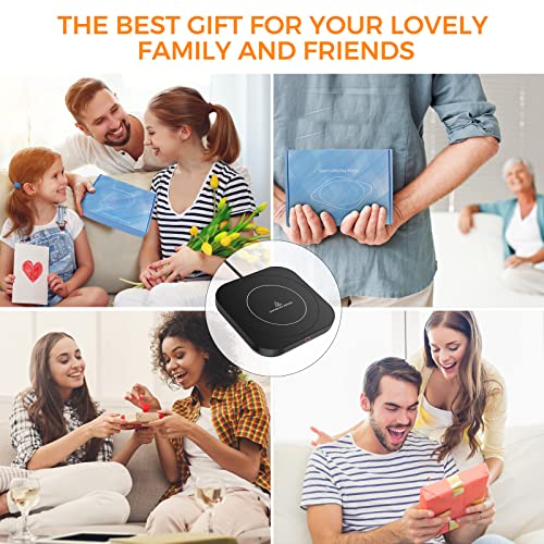  Coffee Mug Warmer For Desk,Mug Warmer With 3-Temp Settings, Coffee Cup Warmer For Desk Auto Shut Off, Coffee Cup Warmer With Enlarged Heating Plate &Touch Tech, Best Gift For Your Friends And Family