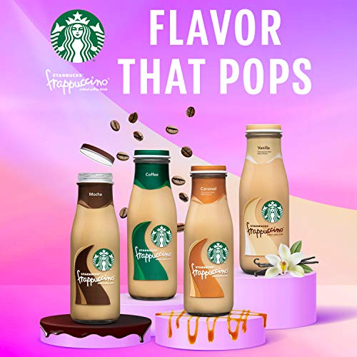 Starbucks Frappuccino, Mocha, Coffee Drink, 9.5 Oz (Pack Of 4)
