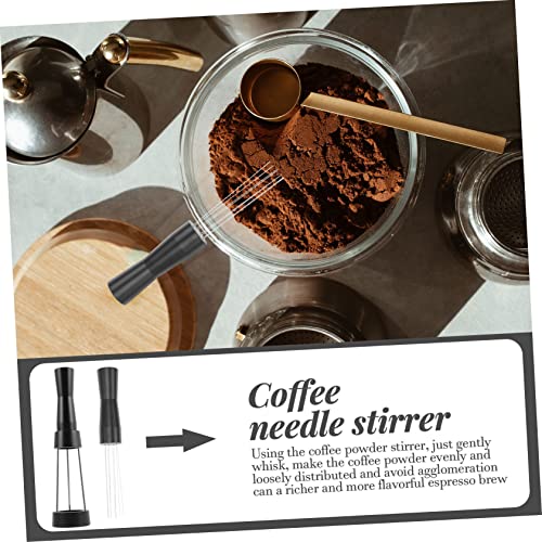 ULTECHNOVO 5pcs Coffee Diffuser Espresso Whisk Espresso Leveling Stirrer Distribution Stirrer For Coffee Espresso Wdt Coffee Stirrer Espresso Distribution Coffee Espresso Needle