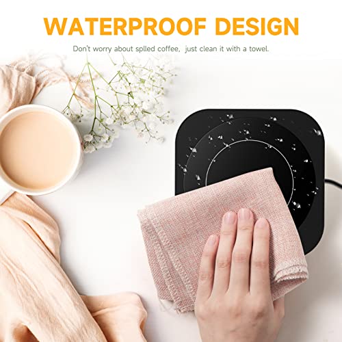  Coffee Mug Warmer Smart Cup Warmer With 3 Temperature Settings Electric Beverage Warmer Plate Auto Shut Off, Coffee, Tea And Milk Warmer For Office Home Desk Use (Cup Not Included)