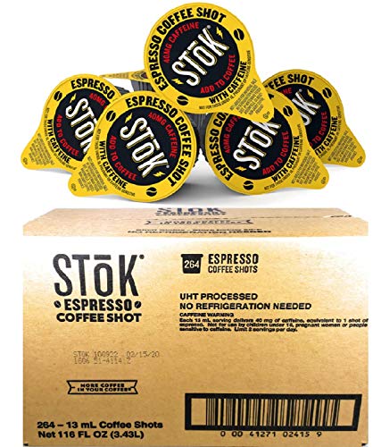  264 StoK Espresso Shots In Factory's Box.