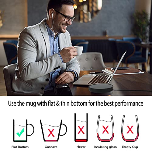  Coffee Cup Warmer, Coffee Warmer For Desk, Coffee Mug Warmer, Candle Warmer Plate With Auto Shut Off