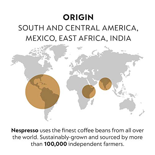 Nespresso Capsules OriginalLine, Morning Lungo Blends Variety Pack, Mild, Medium, And Dark Roast Coffee, 50 Count Espresso Coffee Pods, Brews 3.7 Ounce (ORIGINALLINE ONLY)
