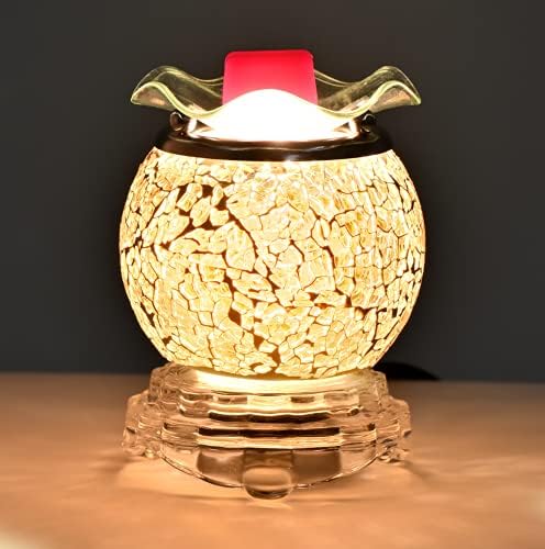  Candle Warmer Mug Warmer On Desk Heating, Electric Warmer For Home & Office (White)