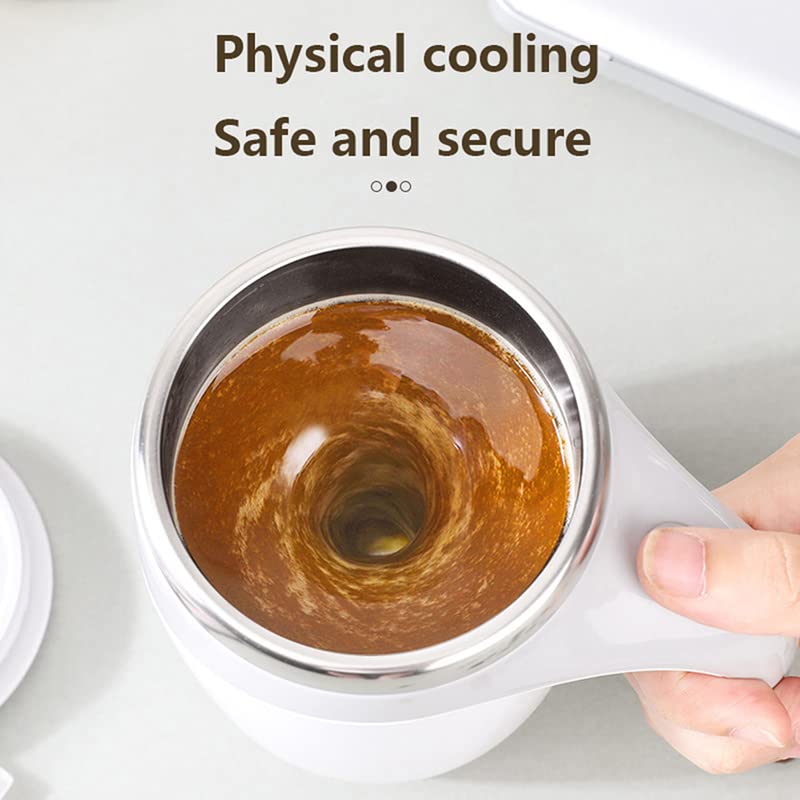  Miihello Automatic Self-Stirring Cup Self Stirring Magnetic Mug Stainless Steel Stainless Steel Coffee Milk Mixing Cup