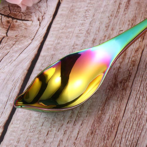  Decorating Spoon Stainless Seasoning Scoop Pointed Chocolate Spoon Precision Drawing Decorating Culinary Pencil For Cake Dessert Coffee Plate Dish Sauce