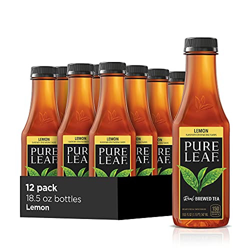  Iced Tea, Unsweetened Black Tea, 18.5 Oz Bottles (12 Pack)