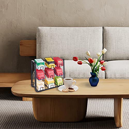  NHZ Tea Bag Holder Stainless Steel 3 Tier, Tea Holder For Tea Bags Organizer Over 180 Tea Bags. Tea Bags Storage Cabinet And Counter, Wall Mount Available.