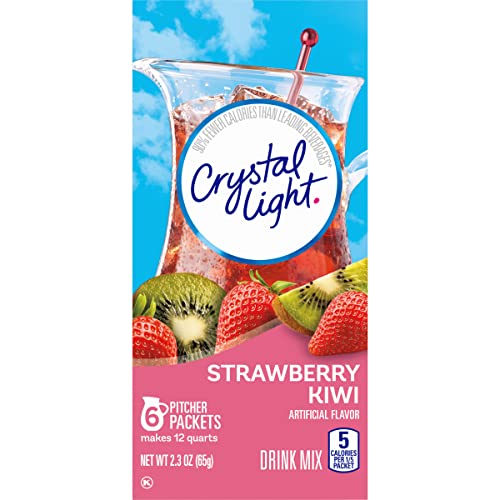  Sugar-Free Strawberry Kiwi Low Calories Powdered Drink Mix 72 Count Pitcher Packets