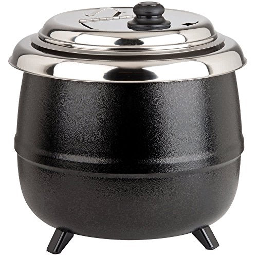  King S600 14 Qt. Black Soup Kettle Warmer - 110V, 600W