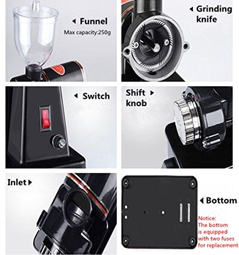  Small Commercial Coffee Grinder Household Electric Coffee Bean Grinder Advanced Home 110V