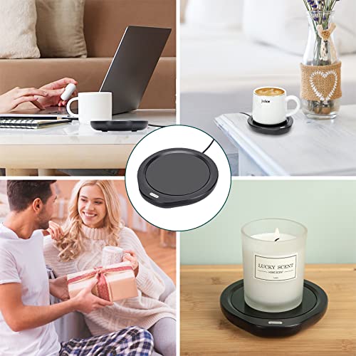  HBHJUAO Coffee Warmer,Coffee Cup Warmer For Desk,Mug Warmer Candle Warmer Smart Cup Warmer Coffee Warmer With Auto Shut Off,Office Home
