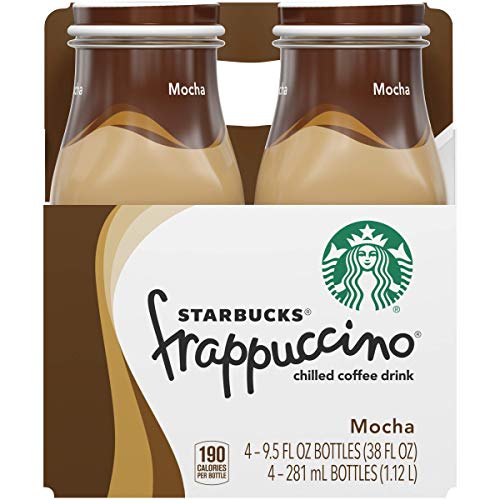 Starbucks Frappuccino, Mocha, Coffee Drink, 9.5 Oz (Pack Of 4)