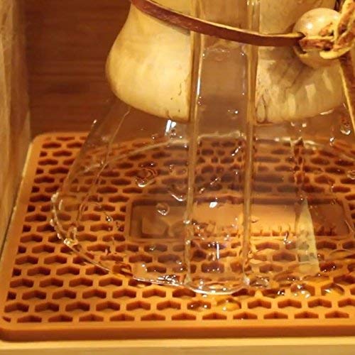  Caddy With Matching Brown Mat Compatible With Chemex Coffee Maker