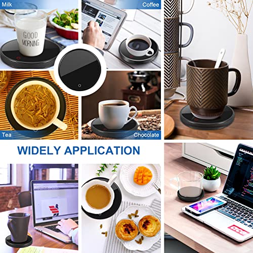  Coffee Warmer, Coffee Cup Warmer For Desk With Auto Shut Off, Electric Mug Warmer For Tea Coffee Milk, Great Gift For Family Friend Colleague