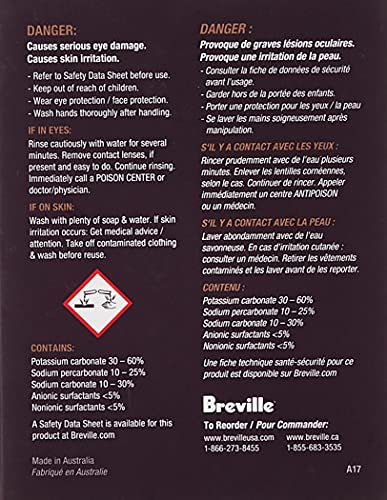  BTM100 Tea Maker Cleaner Revive Organic Cleaner For Breville BTM800XL Tea Maker