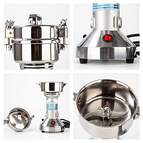  150g 850W Herb Grinder Coffee Machine Grain Spices Mill Medicine Wheat Mixer Dry Food Grinder Medicine Multifunction (Color : 150GT-XIN, Size : AU_220V)