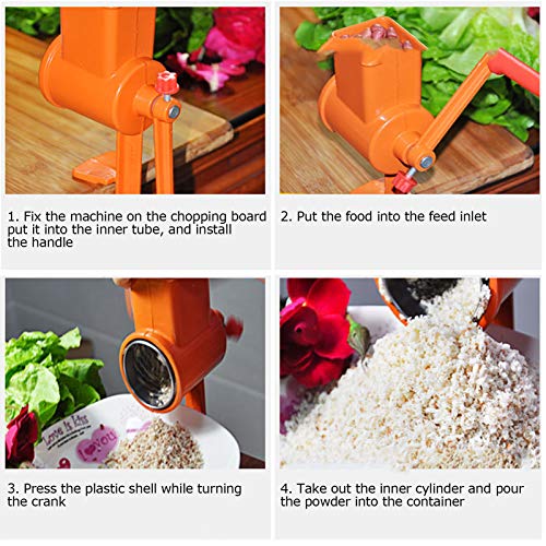  Corn Grinder, Mills Utensil Nuts Grinder, Manual Aluminum Alloy Milling Machine Food Grinders Hand-cranked For Grain Nuts