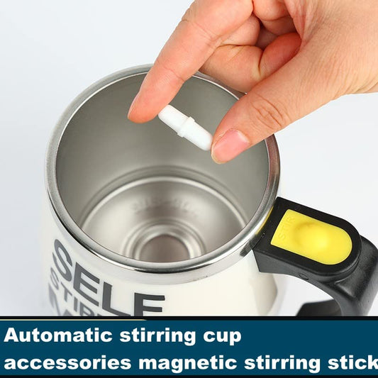 GENERIC 2PCS 【 Magnetic Stirring Rod 】 Automatic Stirring Cup Accessories Magnetic Stirring Cup Electric Magnetic Rod