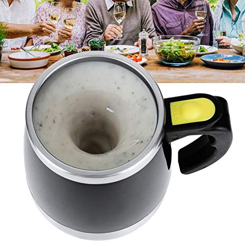  Self Stirring Mug Coffee Cup, Stainless Steel Automatic Mixing Cup Portable Electric Self Stirring Milk Coffee Mug For Home Office