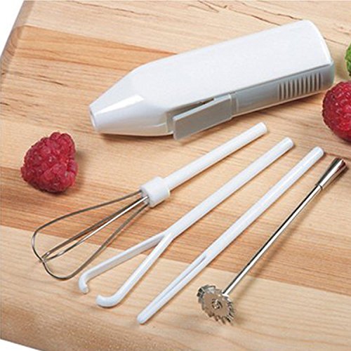  Norpro Deluxe Cordless Mini Kitchen Drink Mixer Frother Cappuccino Latte