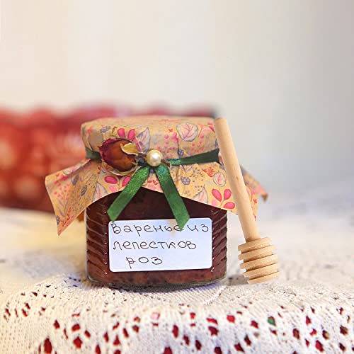  100 Pack Mini 3 Inch Portable Wooden Honey Dipper Sticks For Honey Jar Dispense Drizzle Honey, Wedding Party Favors