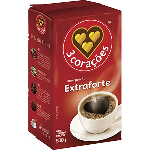  Oracoes Extra Forte Brazilian Ground Coffee Vacuum Packed 500 Grams (Pack Of 10)