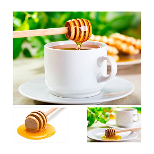  Honey Dipper Sticks, 30 PCS Mini Wood Honey Dipper , 3 Inch Server For Honey Jar Dispense And Wedding Party Gift Drizzle Honey