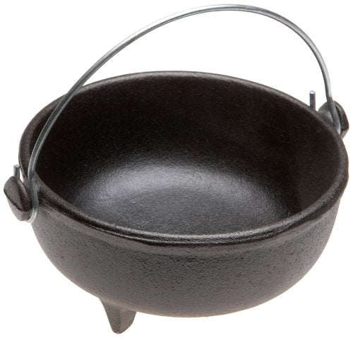  Pre Seasoned Ol' Iron Kettle, 6 Inch Diameter