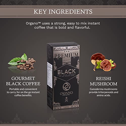  2 Box Organo Gold Gourmet Black Coffee, Organic 100% Certified, 105g - 30 Bags (3.5g)