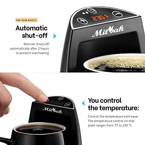  Innovative Coffee Mug Warmer With A 16-Ounce Ceramic Coffee Mug & Lid | This Mug Warmer For Desk Will Keep Coffee, Tea, Hot Chocolate The Perfect Temperature For Hours