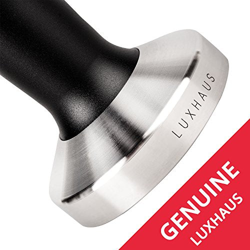  LuxHaus 58mm Espresso Tamper - Premium Barista Coffee Tamper With 100% Flat Stainless Steel Base