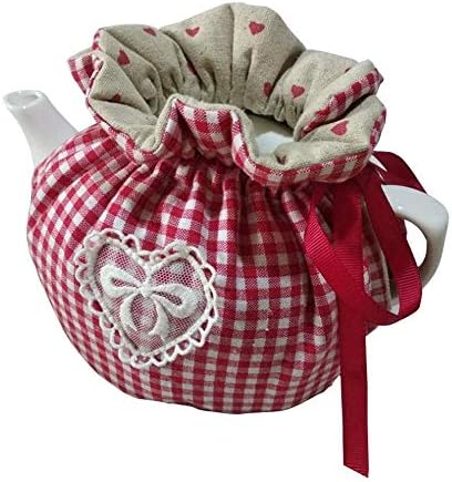  Tea Cosy - Pure Cotton Printed Tea Cosy, Kitchen Tea Pot Dust Cover, Breakfast Warmer, Insulation And Keep Warm, Color#5