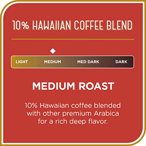  Hawaiian Blend Ground Coffee (3 X 12 Oz Cans)