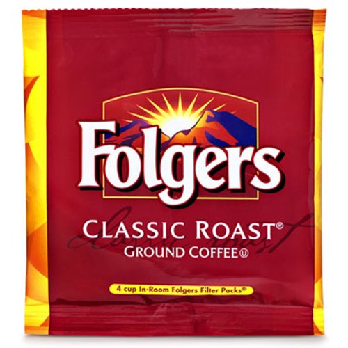  FOLGER'S Coffee Regular In Room, .6-Ounce Boxes (Pack Of 200)