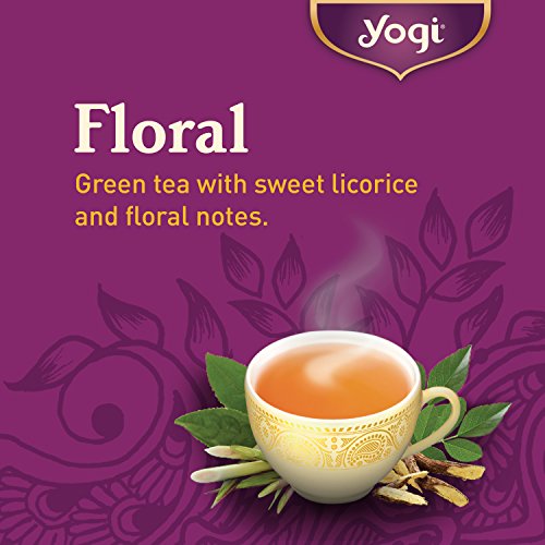  Tea - Green Tea Super Antioxidant (4 Pack) - Supports Overall Health With Licorice Root, Lemongrass, And Jasmine - Contains Caffeine - 64 Organic Green Tea Bags