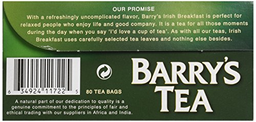Barry's Tea Irish Breakfast Tea Bags - 80 Count
