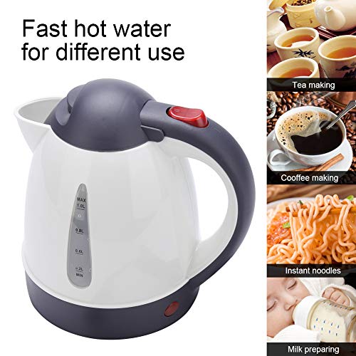 Car Electric Kettle, Portable 1000ml 12V Travel Car Truck Kettle Water Heater Bottle For Tea Coffee Making Car Electric Kettle Suitable For Self-driving Tour