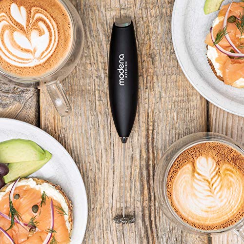  Handheld Milk Frother - Battery Mixer For Lattes, Coffee Milk Frother Electric For Coffee, Cappuccino, Hot Chocolate, Matcha Whisk - Coffee Frother, Milk Foamer Mini Whisk