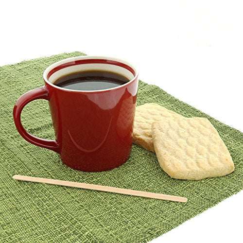  Royal 7.5 Inch Individually Wrapped Wood Coffee Stirrers Case Of 5000