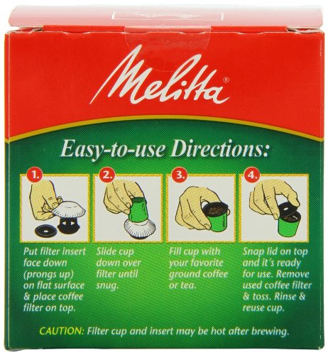 Melitta 63229 Single Serve Coffee Filters For JavaJigTM 60 Count (Pack Of 4)